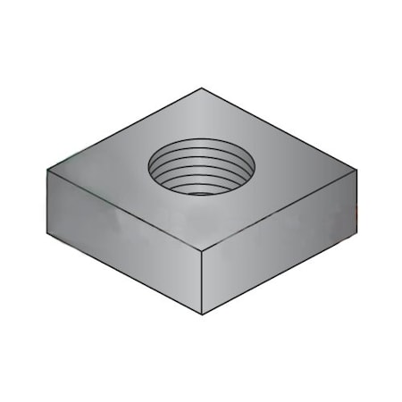 Newport Fasteners 1/4-20 Square Machine Screw Nuts/Steel/Black Oxide , 3000PK 648618